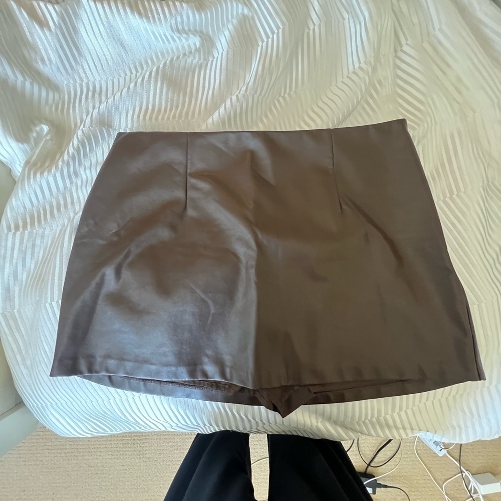 Abercrombie & Fitch Brown Mini Skirt